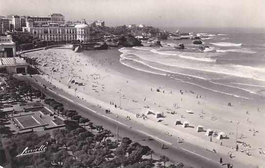 France Biarritz La grande plage les jardins et les casinos Photo