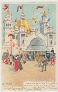 Glasgow International Exhibition Entrance PPC To Miss Finlayson, Edinburgh