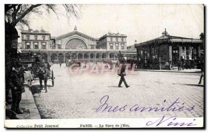 Old Postcard Paris Gare de L & # 39Est