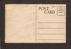 ME Head Light Lighthouse Castine Maine Postcard