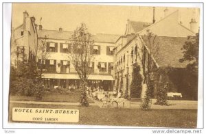 Rambouillet, France, 1910s ; Hotel Saint-Hubert