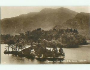 old rppc NICE VIEW Trossachs - Stirling - Scotland UK i2137