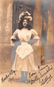 Real Photo 1907, Glamour Woman Postcard