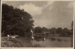 Vintage RPPC Leatherhead Surrey Mill Pond Real Photo Postcard