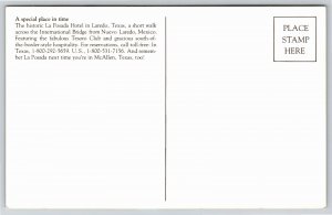 Laredo Texas~La Posada Hotel~Vintage Postcard