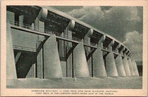 Montana Overflow Spillway Fort Peck Dam Near Glasgow Albertype