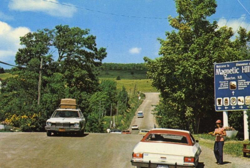 Magnetic Hill Inn NB New Brunswick Motel Hotel Vintage Postcard D11