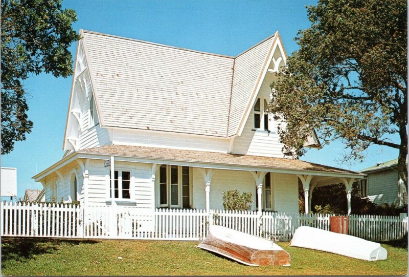 postcard New Zealand - Historic Police Station, Russell, Bay of Islands