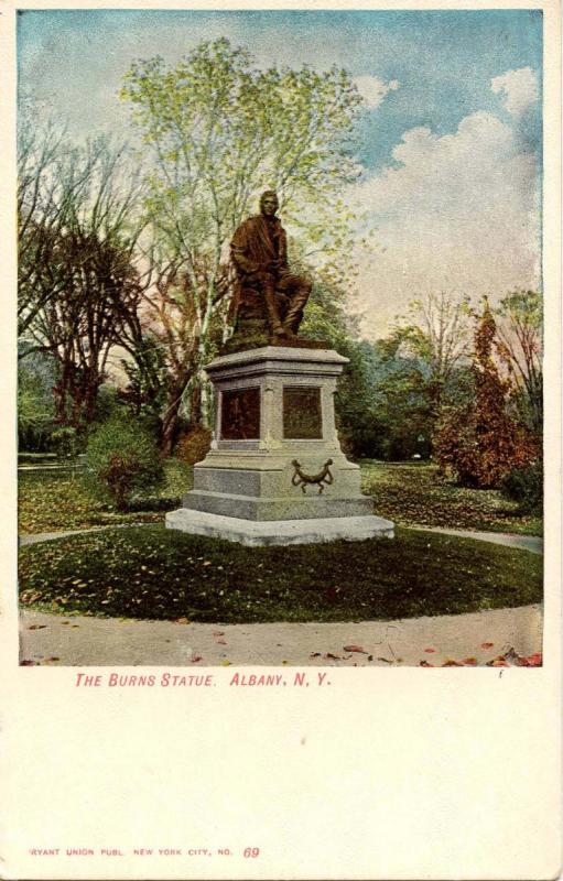 NY - Albany. The Burns Statue