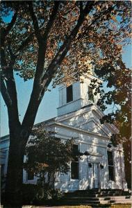 Wayne Michigan~First Congregational Church~1950s Postcard