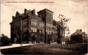 Vtg 1908 Case School Of Applied Science Building Cleveland Ohio OH Postcard