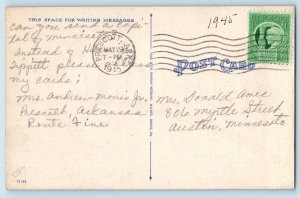 Allentown Pennsylvania PA Postcard Large Letter Greetings Landmarks Scene 1945