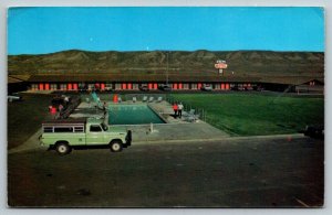 Rock Springs  Wyoming  The Westwinds Motel   Postcard