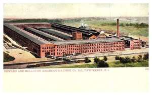 Rhode Island  Pawtucket  Howard and Bullough American Machine