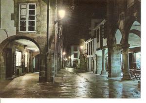 Postal 045574 : Santiago de Compostela- rua del Villar. Nocturna