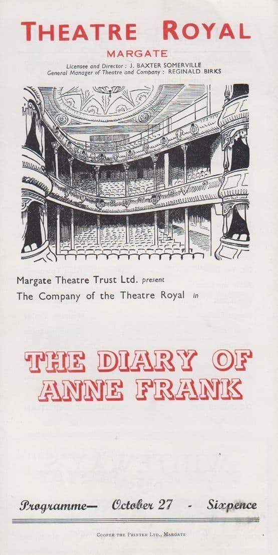 A Touch Of The Sun Nc Hunter Theatre Royal Margate Kent Vintage Old Programme Topics 