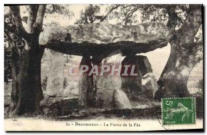 Old Postcard Dolmen Megalith Draguignan Stone of the fee