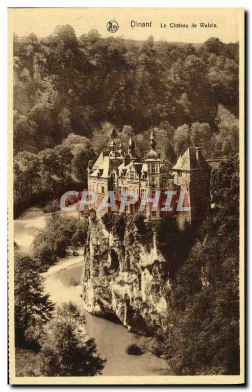 Old Postcard Dinant The Walzin Castle