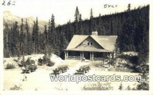 Tea Room Mt. Edith Cavell Jasper National Park Canada Postcard