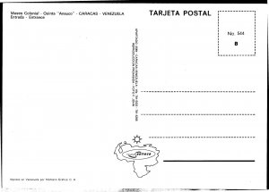 Postcard Venezuela Caracas Colonial Art Museum entrance