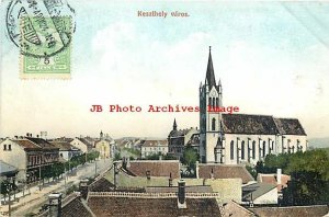 Hungary, Keszthely, Varos, City Scene, Stamp