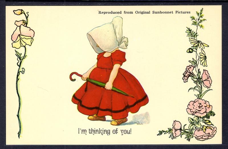 I'm Thinking of You,Sunbonnet Reproduction