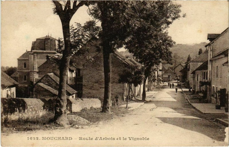 CPA Mouchard- Route d'Arbois et le Vignoble FRANCE- (1044360)