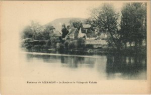 CPA VELOTTE Le Doubs et le Village - Environs de Besancon (1115531)