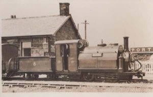 Prince Of Wales Train At Welsh Wales Station Old Railway RPC Real Photo Postcard