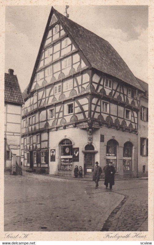 SOEST I/W, North Rine-Westphalia, Germany, 1900-1910s; Freiligrath-Haus
