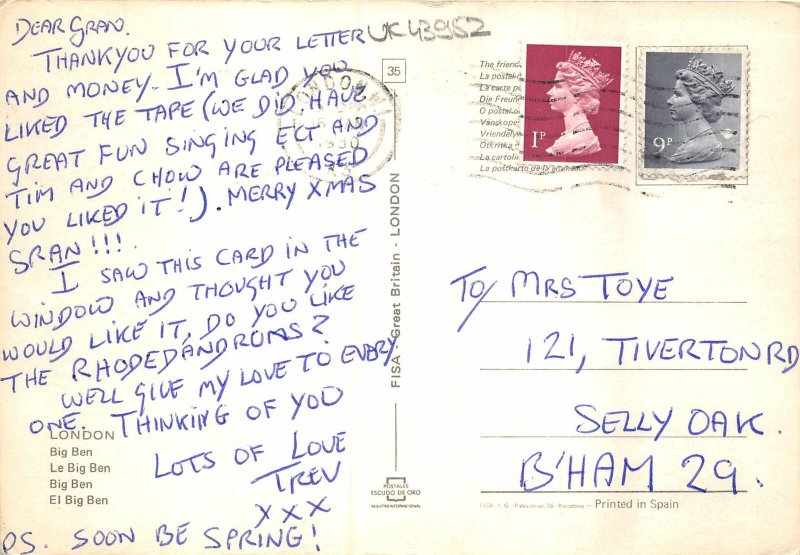 uk43952 big ben london uk