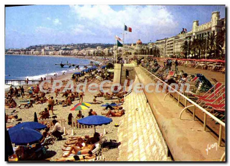 Modern Postcard La Cote D'Azur Nice Promenade Des Anglais