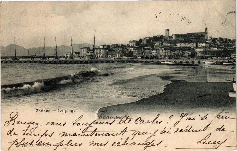 CPA CANNES - La Plage (203729)