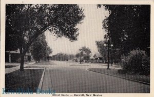 Postcard Street Scene Roswell New Mexico NM