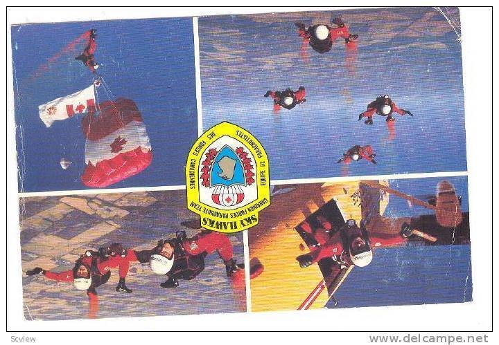 Parachutting , SKY HAWKS , Canada , PU-1985