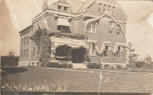 VINTAGE Allegany NY County Jail Belmont New York Vintage Postcard Slight Damage