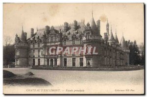 Old Postcard Chateau d'Esclimont main Facade