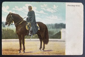 Mint Mexico Picture Postcard President Porfirio Diaz 1906