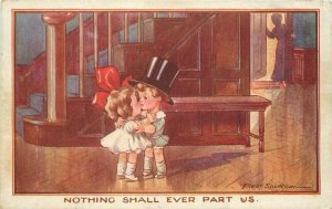 Children Romance interior Fred Spurgin Tiny Tots Series #374 Postcard 20-2446