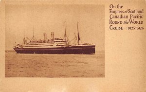 Empress of Scotland Canadian Pacific Steamship Co Ship Unused 