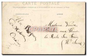 Old Postcard Customs Customs french soldier Group and Italian Army at the border