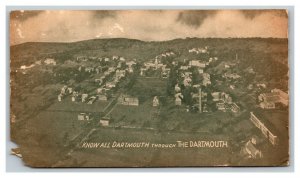 Vintage 1932 Postcard The Dartmouth Magazine Subscription Card Dartmouth NH
