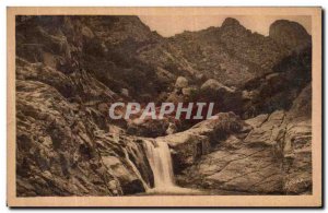 Old Postcard Lamalou Baths A website Sawage in Gorges Colombières-sur-Orb