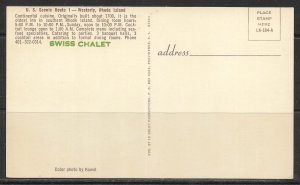 Rhode Island, Westerley - Swiss Chalet - Dining Room - [RI-155]