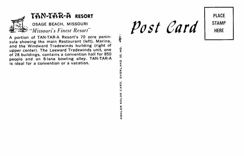 Postcard BOAT SCENE Osage Beach Missouri MO AS4787