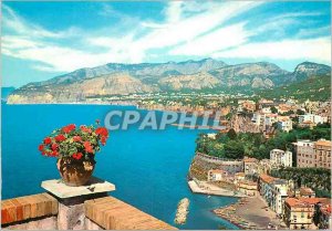 Modern Postcard Sorrento Panorama seen from the Pansion Minerva