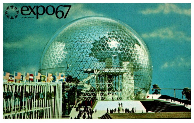 Canada Montral Expo 67    Pavilion  of the United States