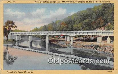 Pennsylvania's Turnpike Bedford Narrows Unused 