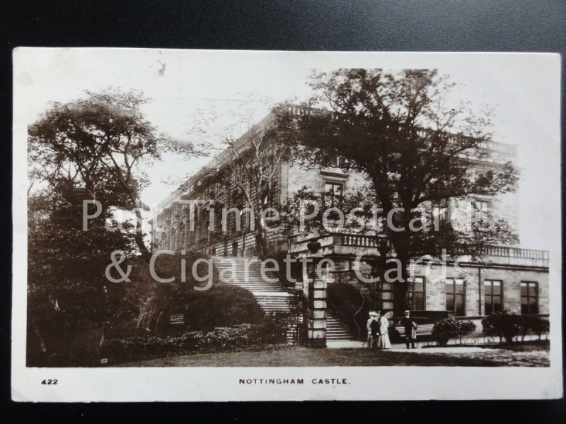 c1910 RPPC - Nottingham Castle