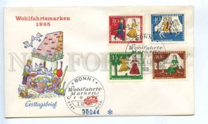 419054 GERMANY 1965 year Tales of the Brothers Grimm First Day COVER